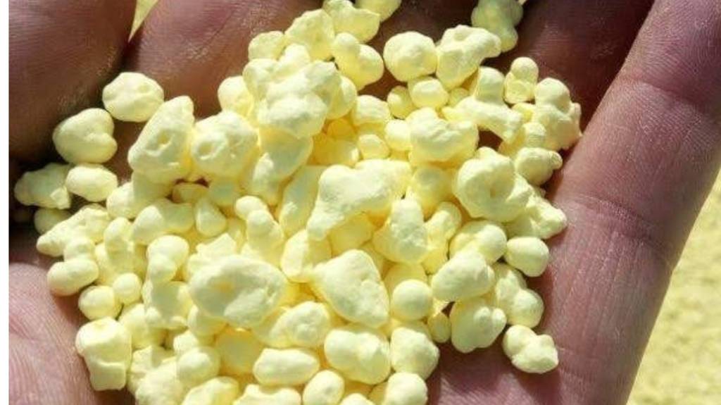 Granular sulphur